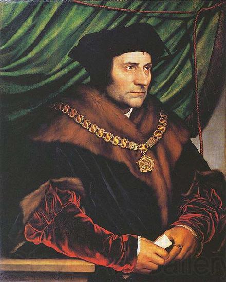 Hans holbein the younger Portrait of Sir Thomas More, Norge oil painting art